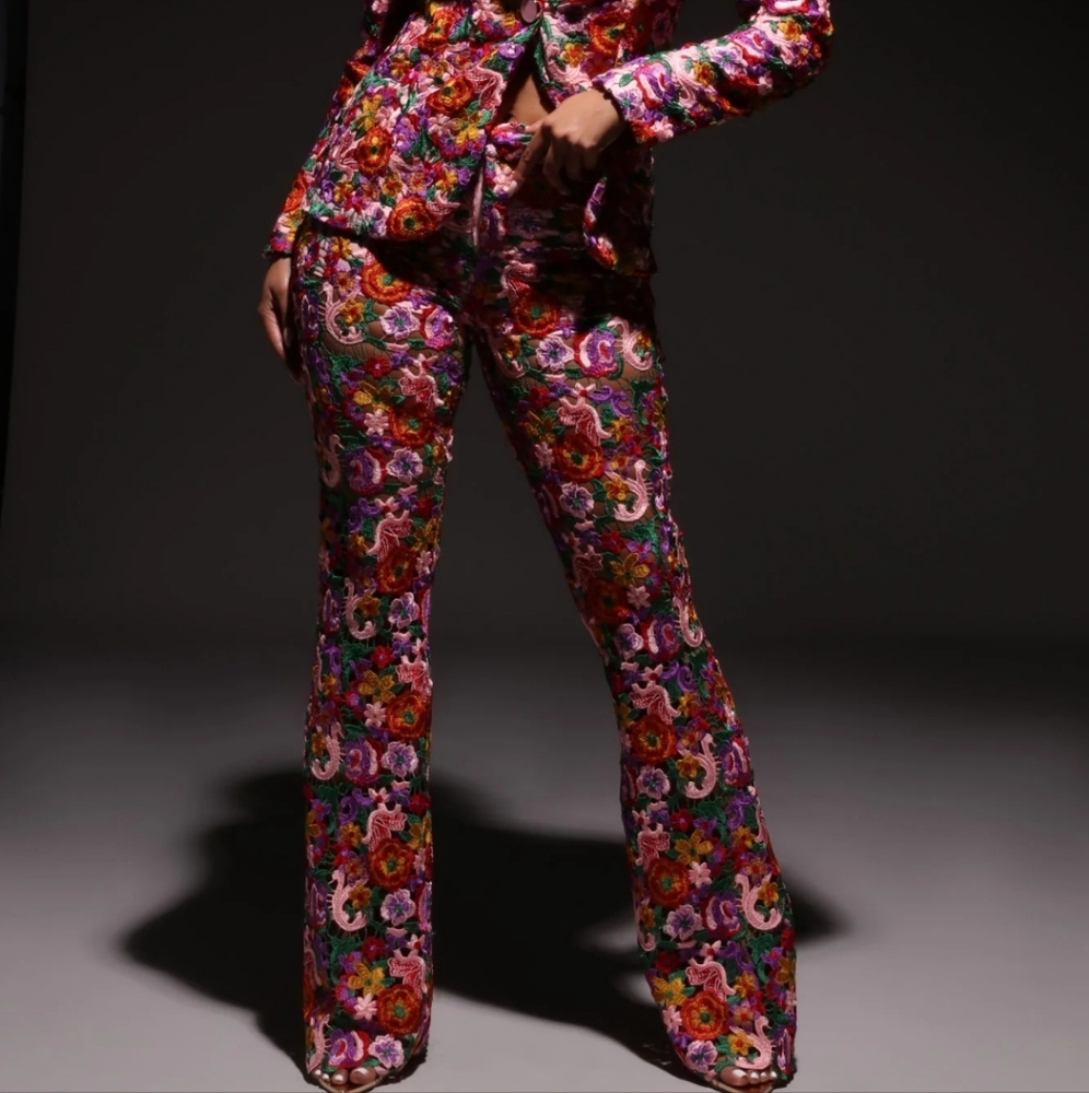 Flower Trouser Pants
